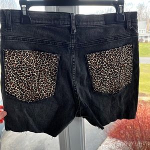 Custom made jean shorts